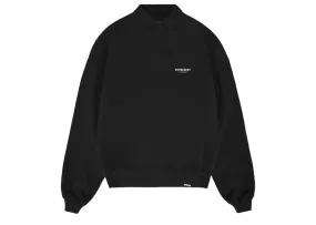 Represent Owners Club Long Sleeve Polo Sweater Black