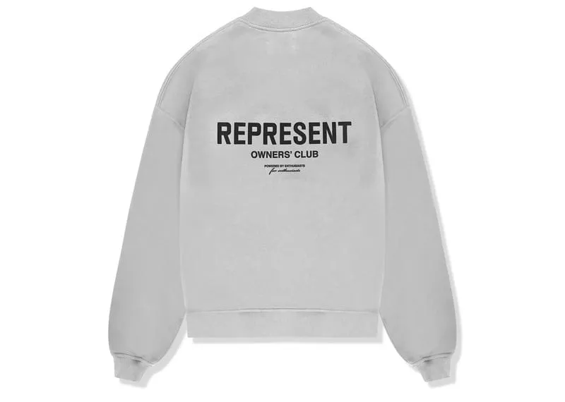 Represent Owners Club Sweater Ash Grey