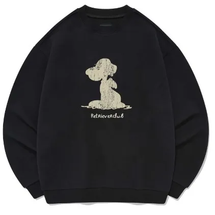 Retriever Club  |Crew Neck Unisex Street Style Long Sleeves Plain