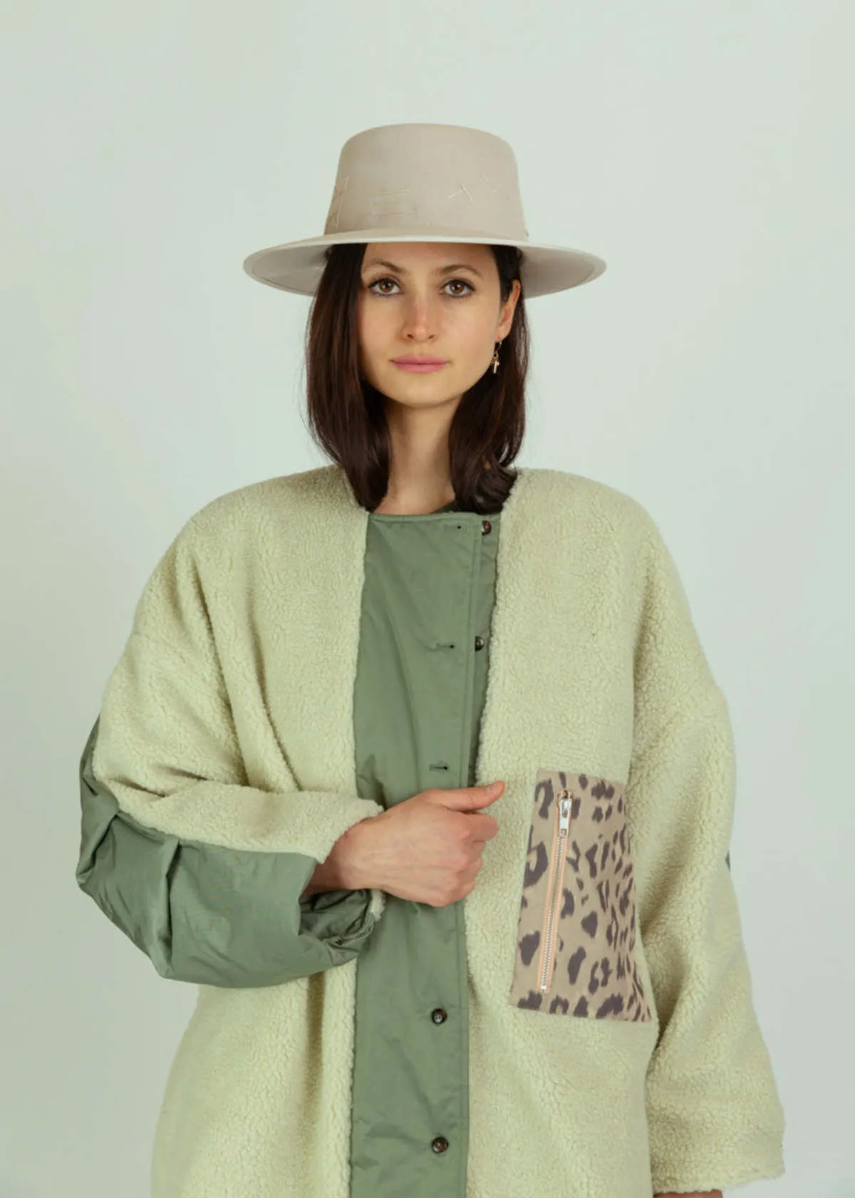 Reversible Hug Coat - Eucalyptus