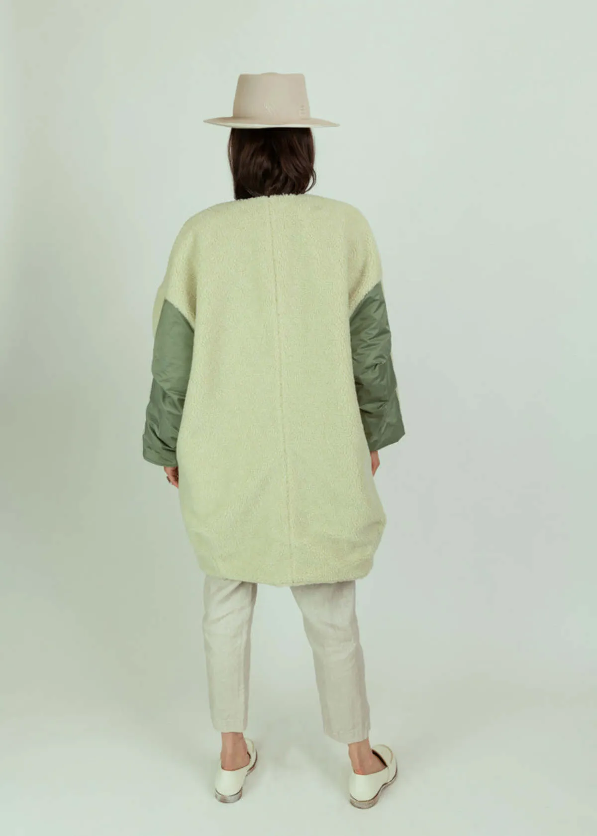 Reversible Hug Coat - Eucalyptus