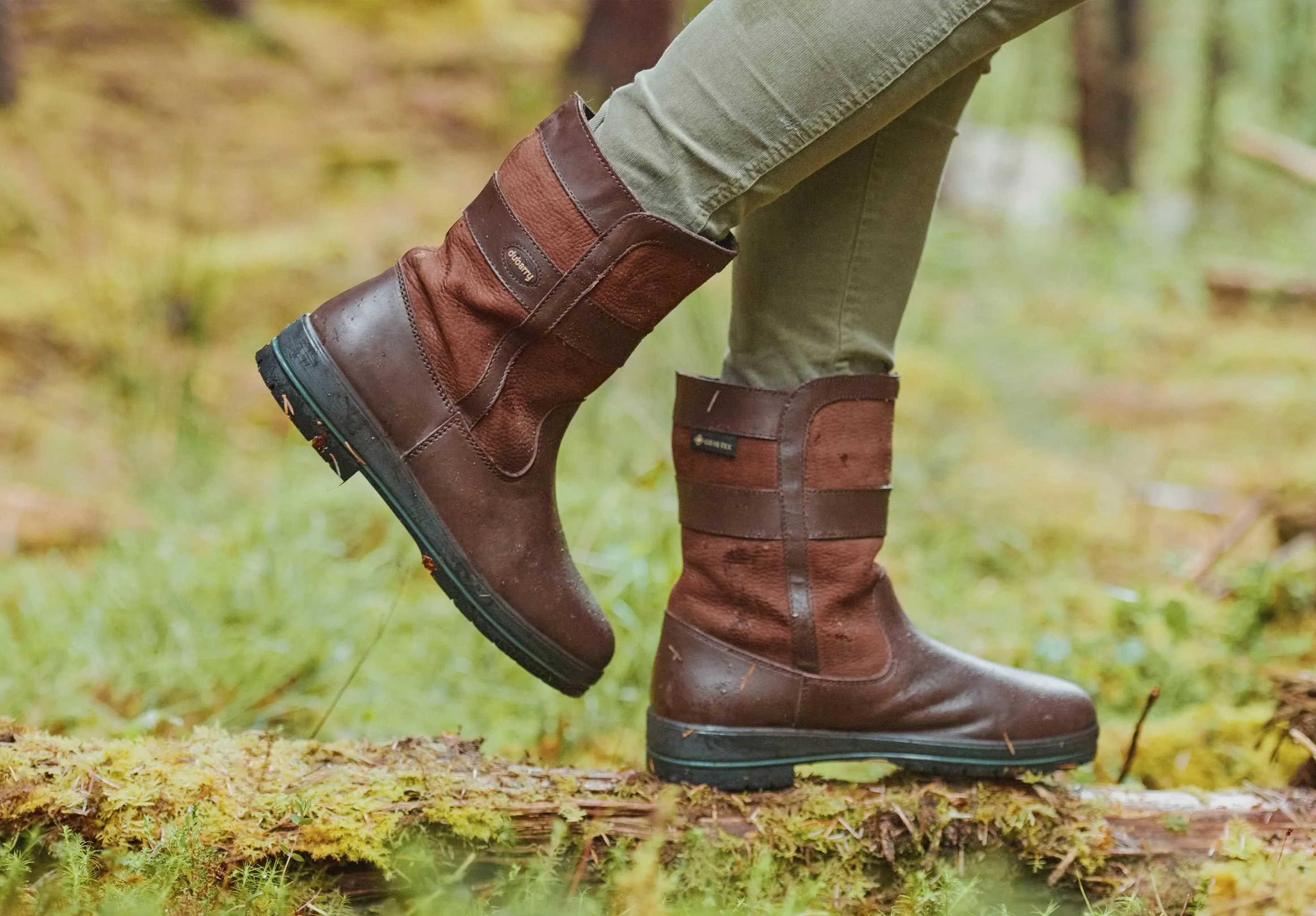 Roscommon Ladies Country Boot - Walnut