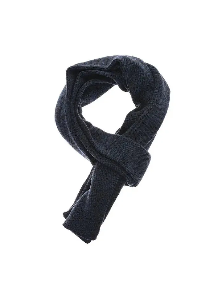 RoToTo Stole Scarf Charcoal / Blue