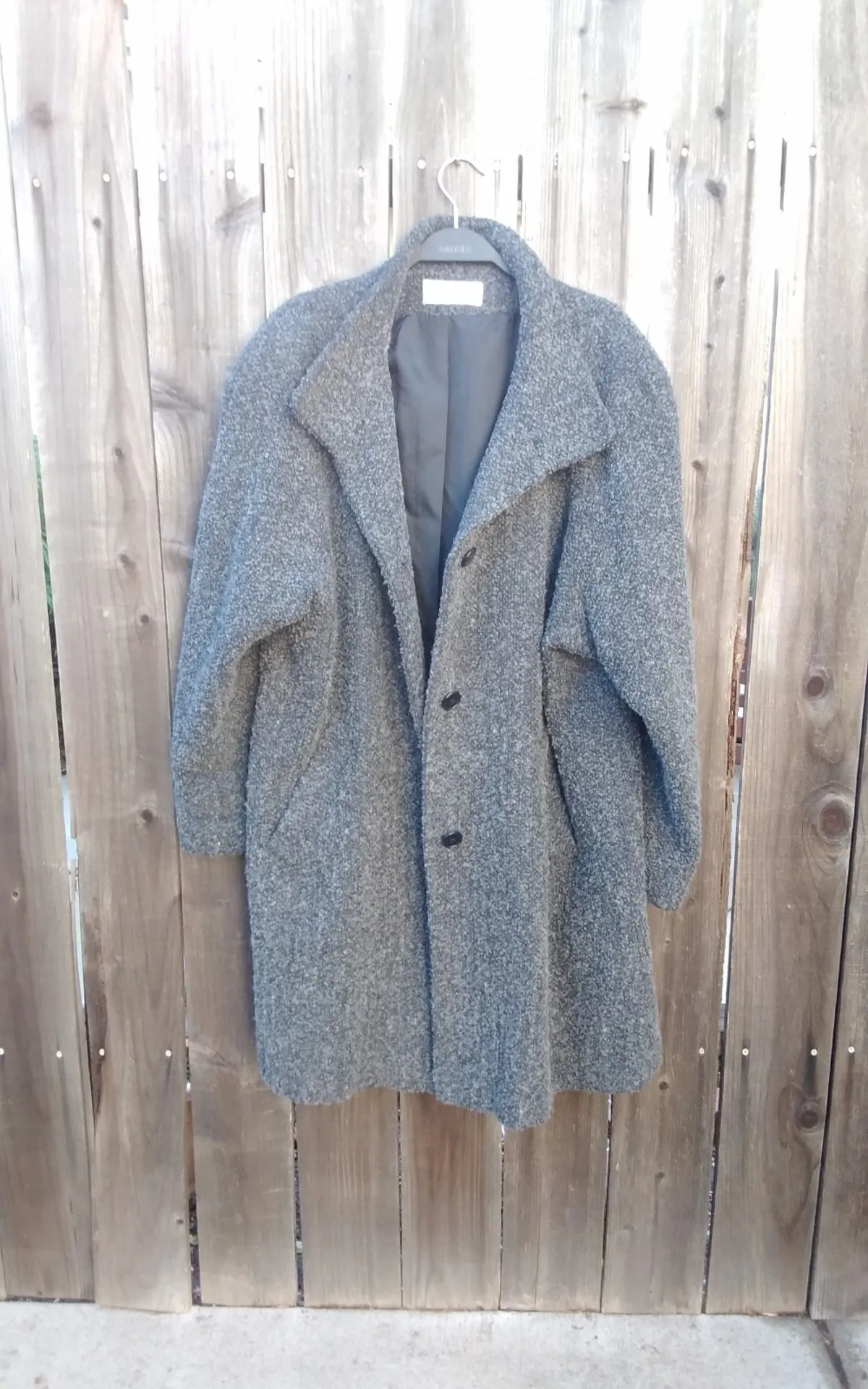 SANDRO swing coat - grey