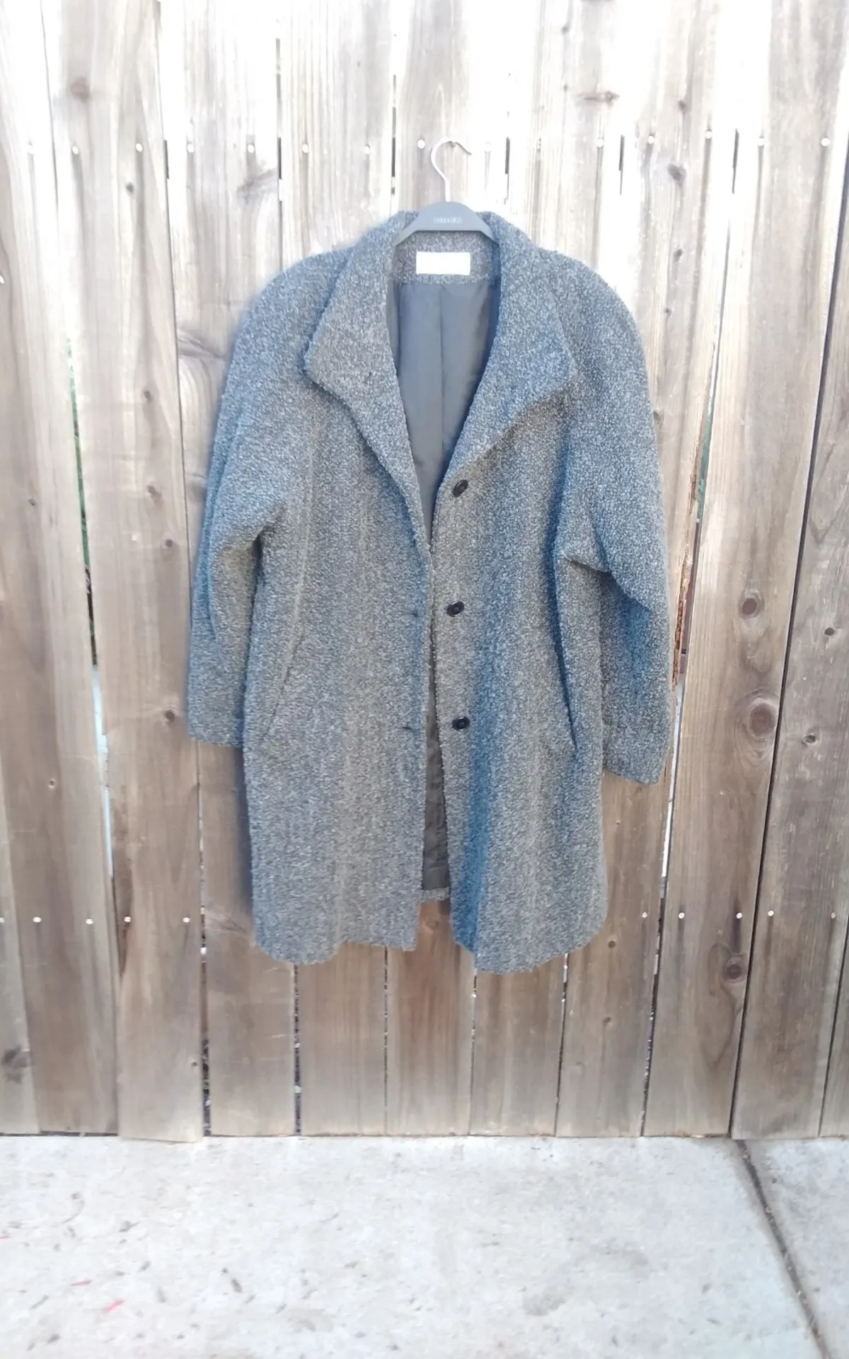 SANDRO swing coat - grey