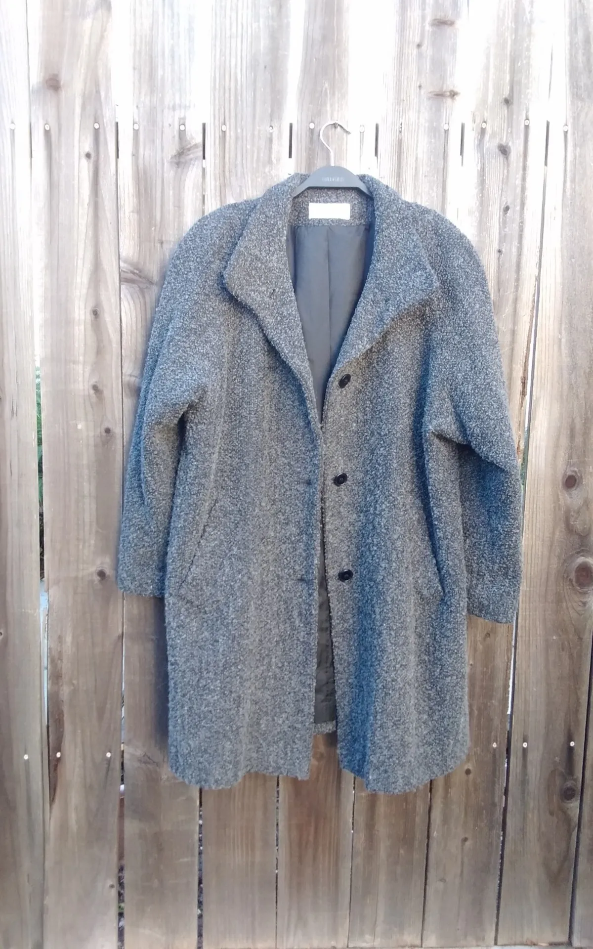 SANDRO swing coat - grey