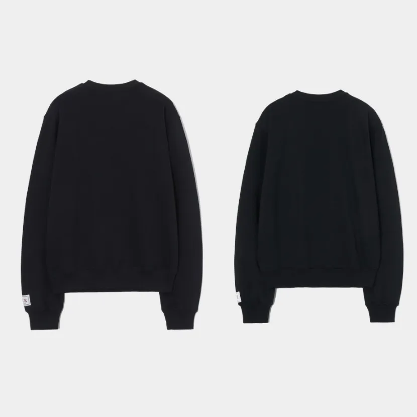 SATUR  |Crew Neck Unisex Street Style U-Neck Long Sleeves Plain