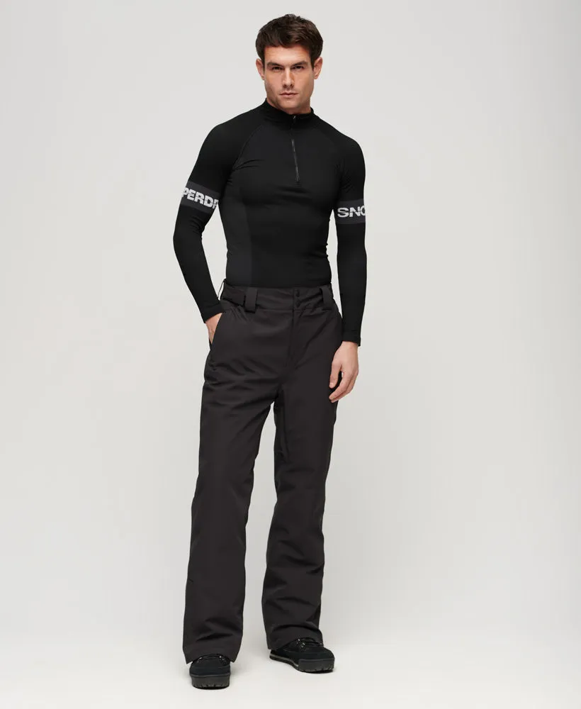 Seamless 1/4 Zip Baselayer Top | Black