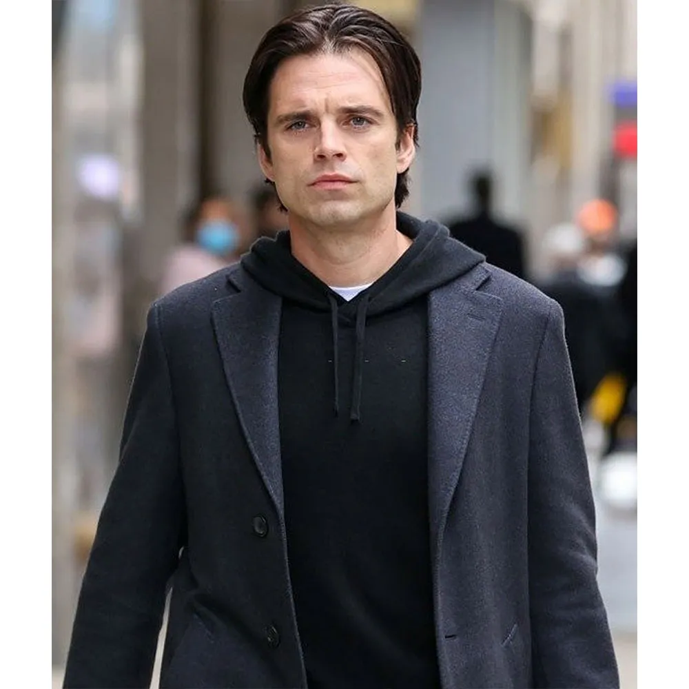 Sebastian Stan Sharper Coat