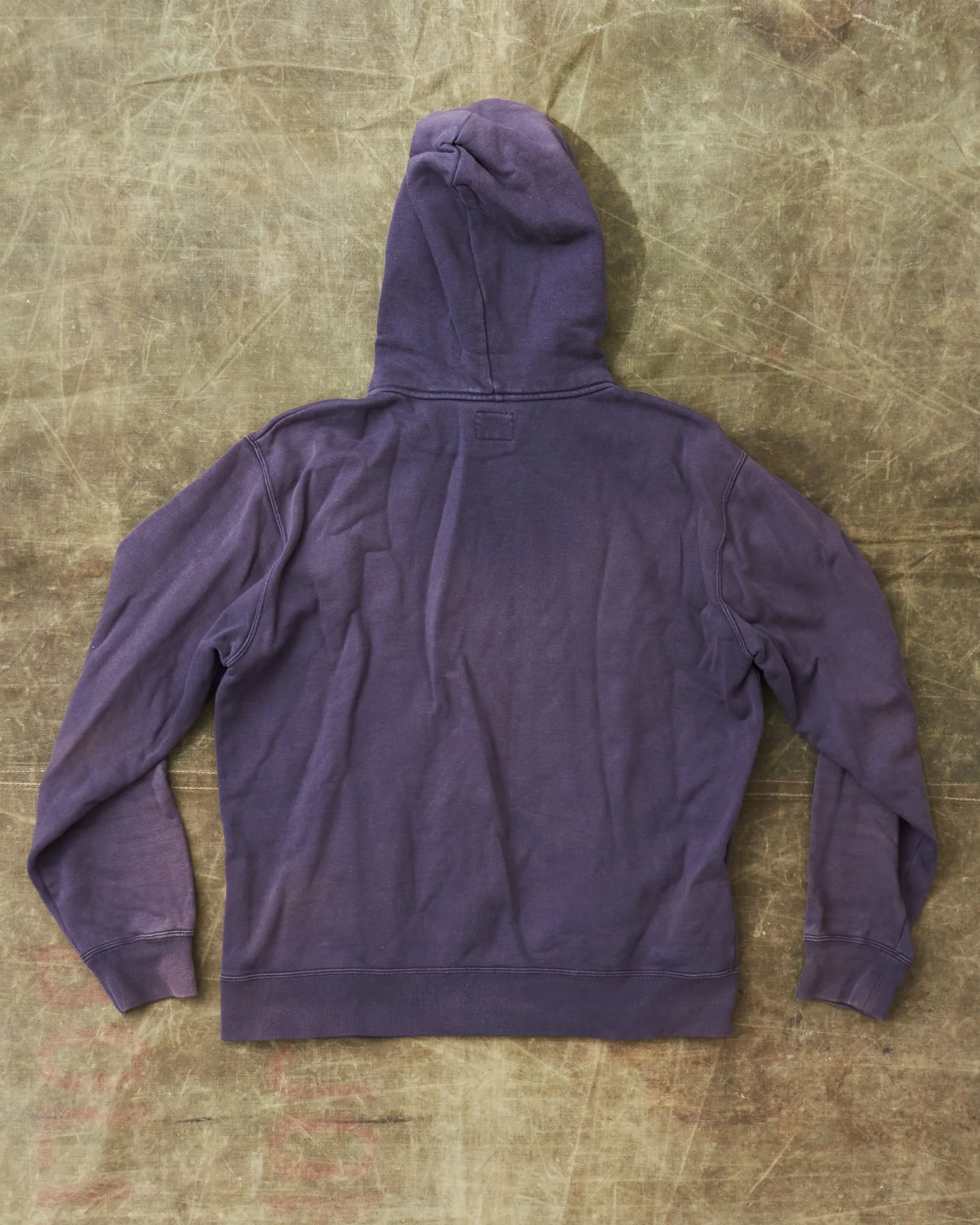 Second Hand Real McCoy's Mfg. Co. Zip Hoodie Gray/Purple Size XL