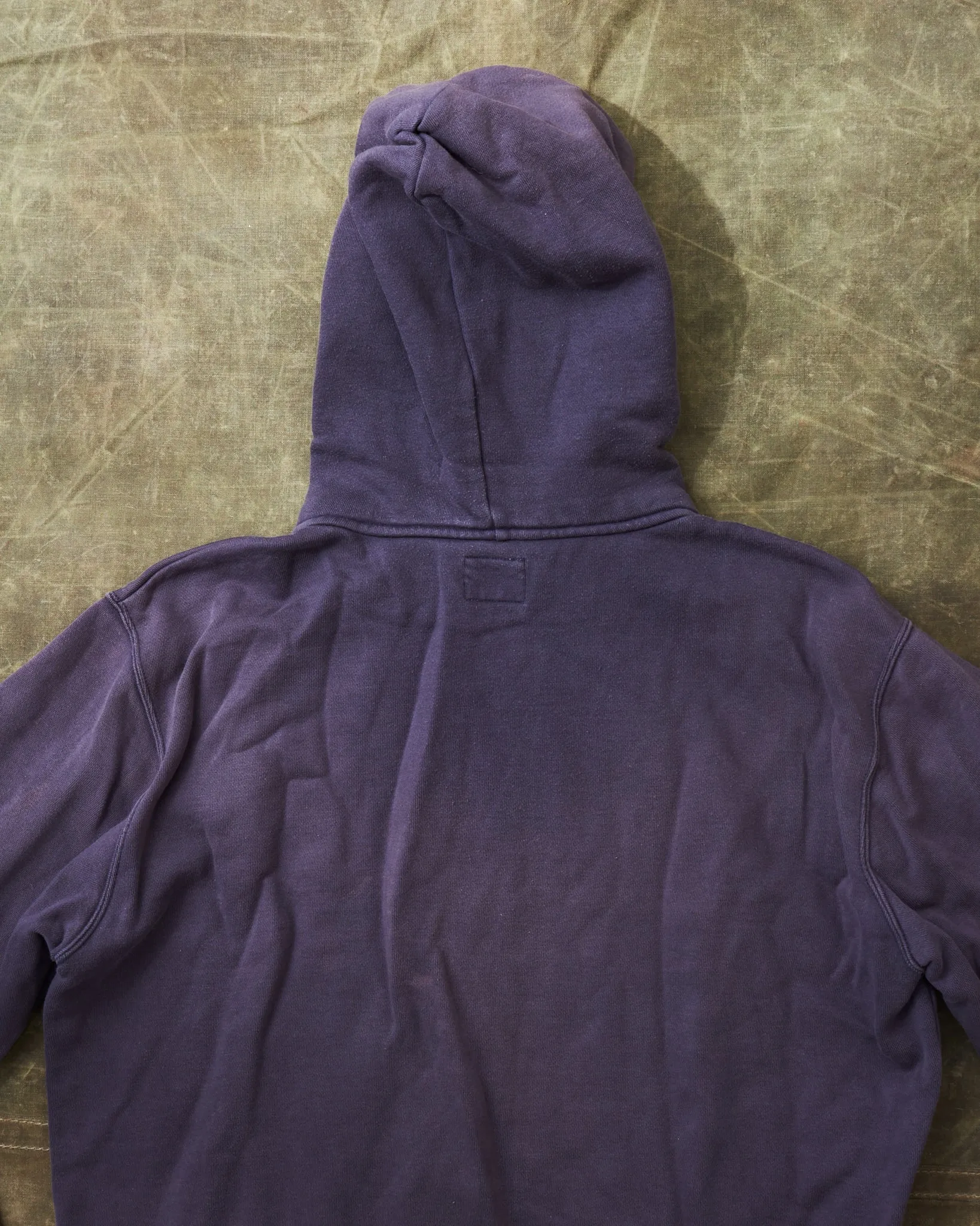 Second Hand Real McCoy's Mfg. Co. Zip Hoodie Gray/Purple Size XL