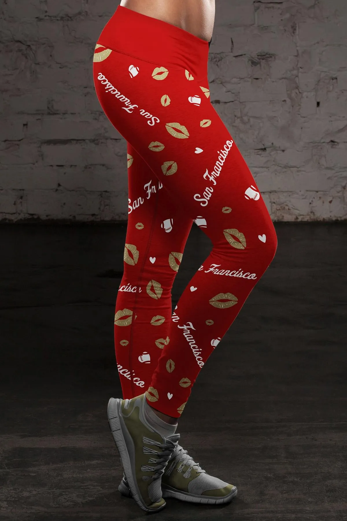 SF Lovin Kisses FB Leggings