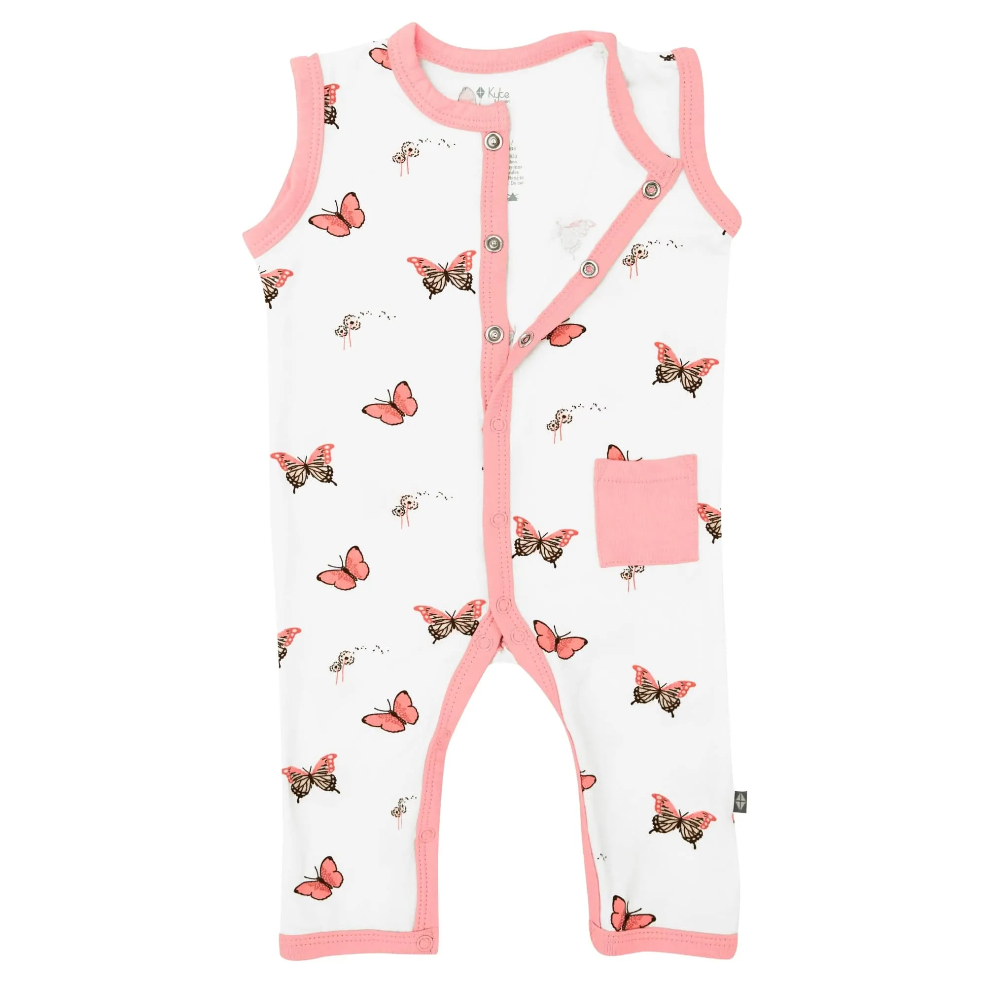 Sleeveless Romper in Butterfly