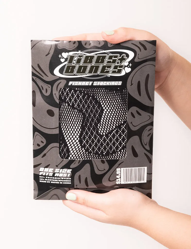 SNAKE FISHNETS - BLACK