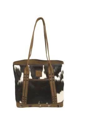 STS Ranchwear Womens Roswell Tan Cowhide Shoulder Tote Bag