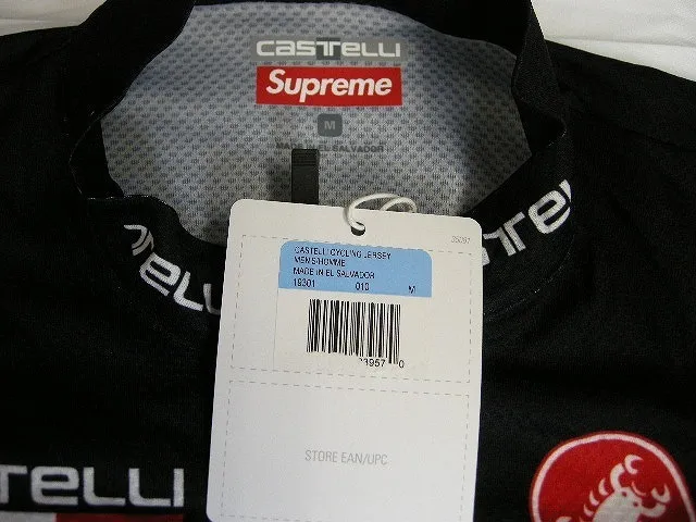 Supreme  |2019SS ◆ Size M ◆ Supreme Castelli Cycling Jersey Black