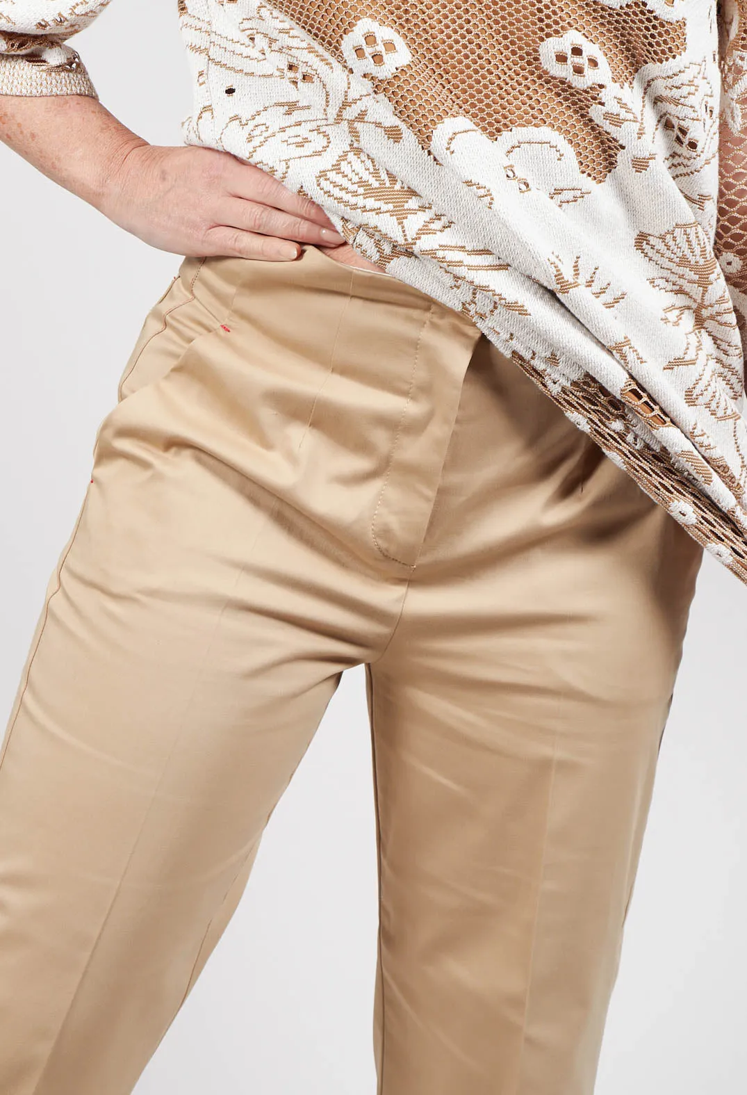 Tailored Trousers in Sand