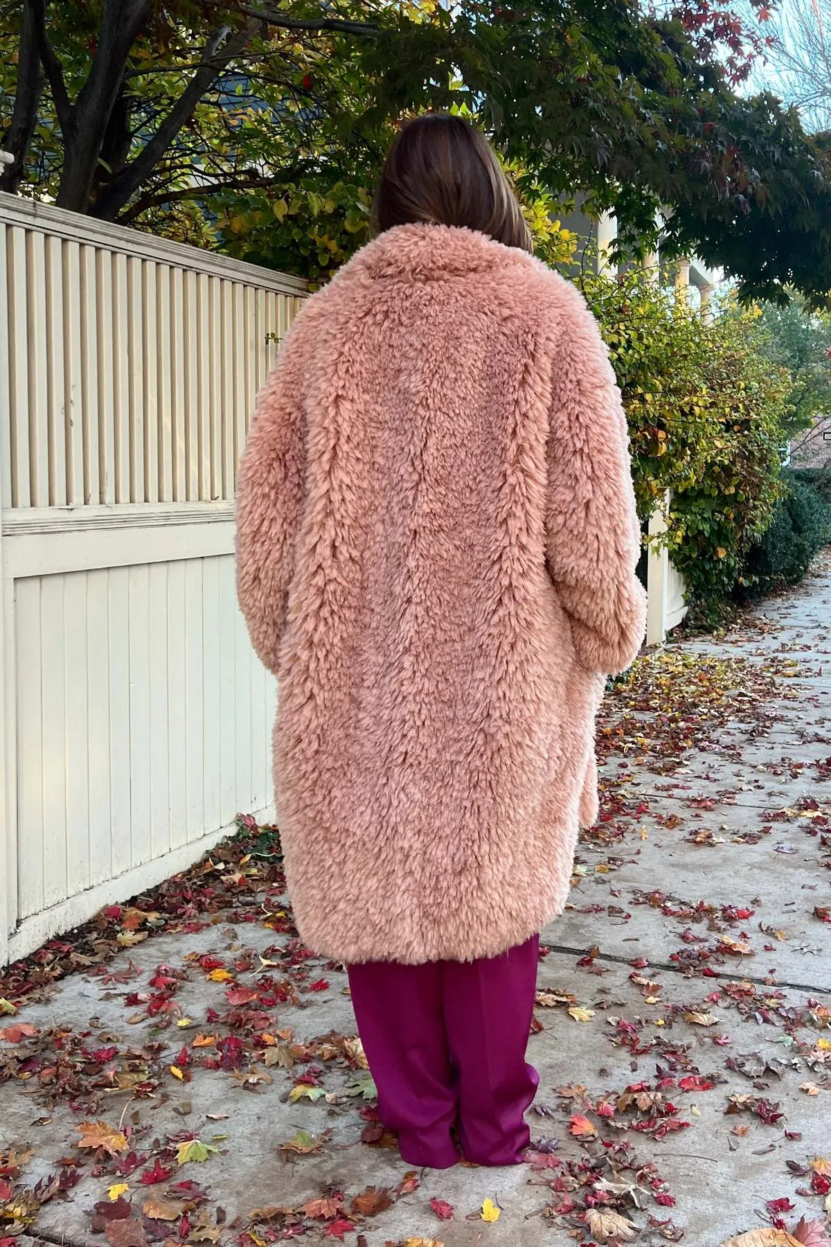 Teddy Coat - Powder Rose