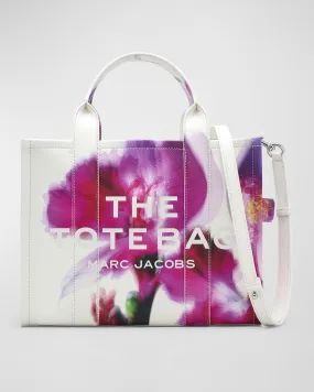 The Future Floral Leather Medium Tote Bag