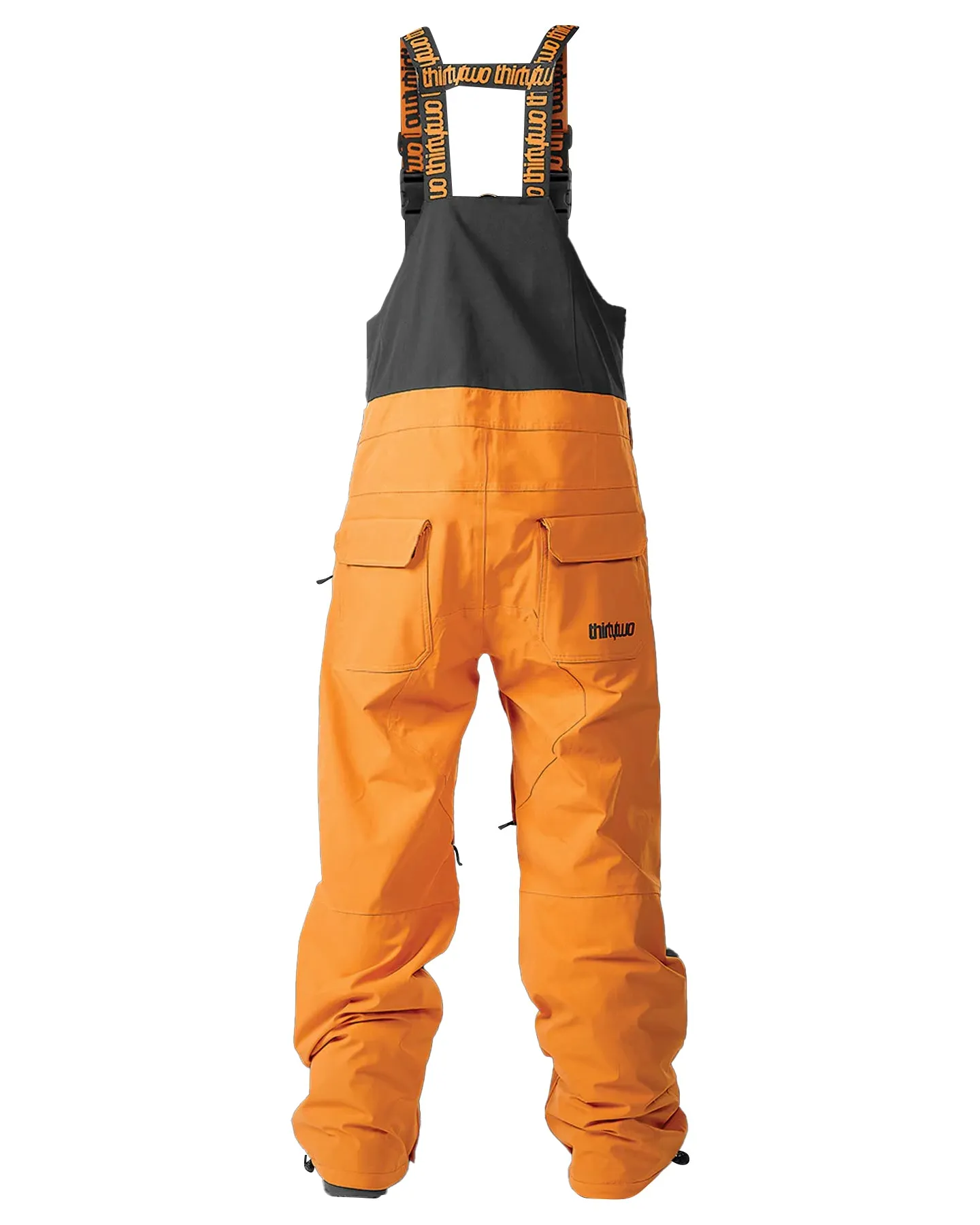 Thirtytwo Basement Bib - Black/Orange