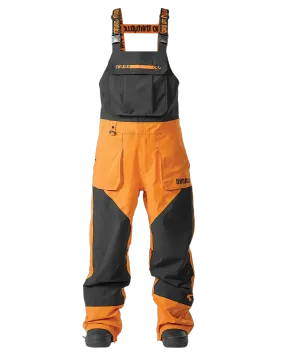 Thirtytwo Basement Bib - Black/Orange