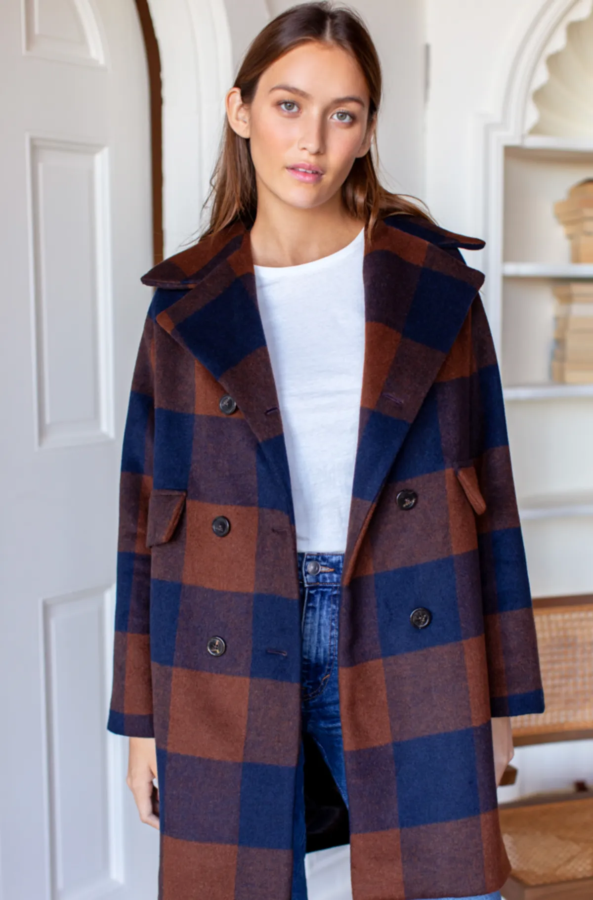 Thomas Wool Coat - Plaid