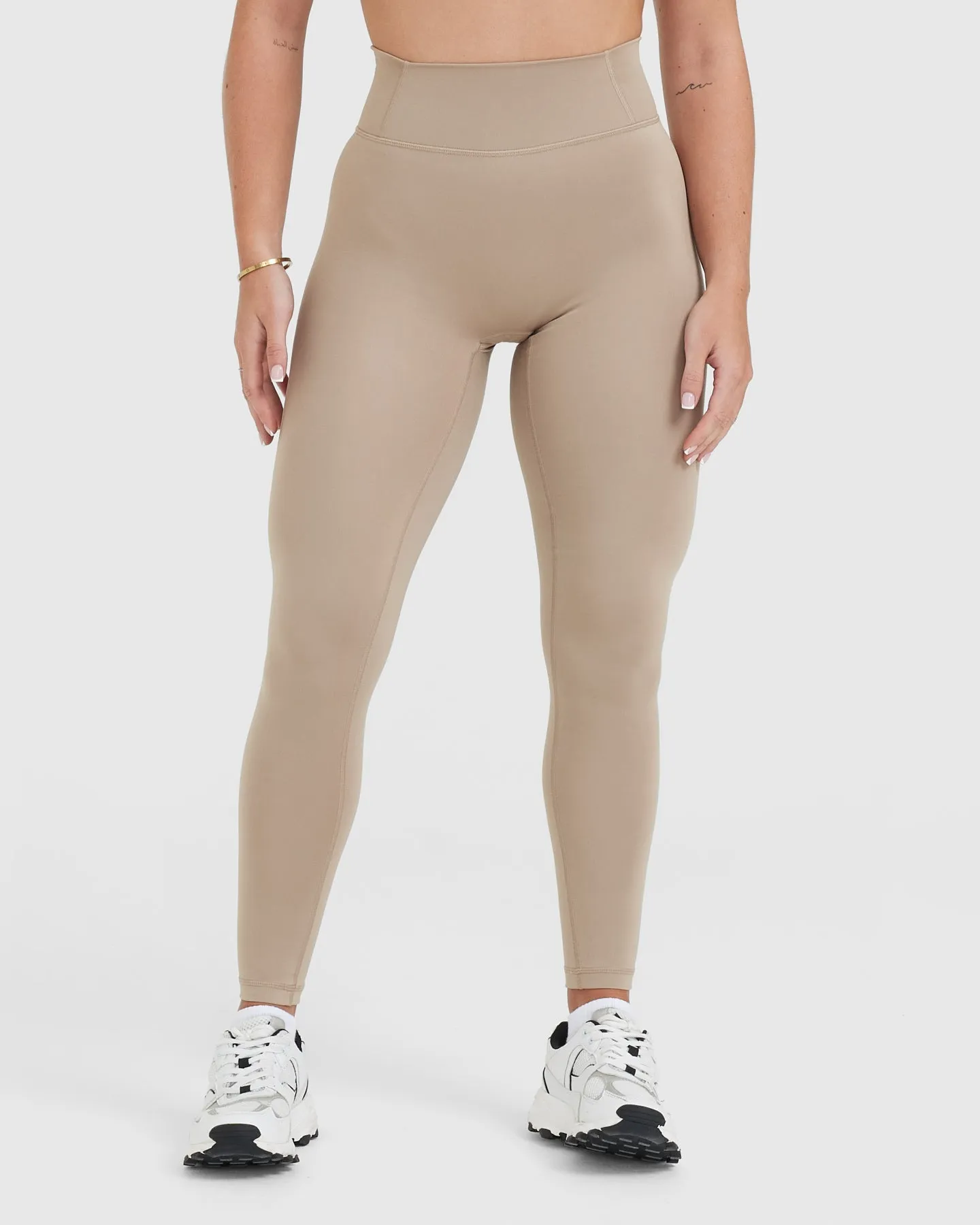 Timeless High Waisted Leggings | Sandstone