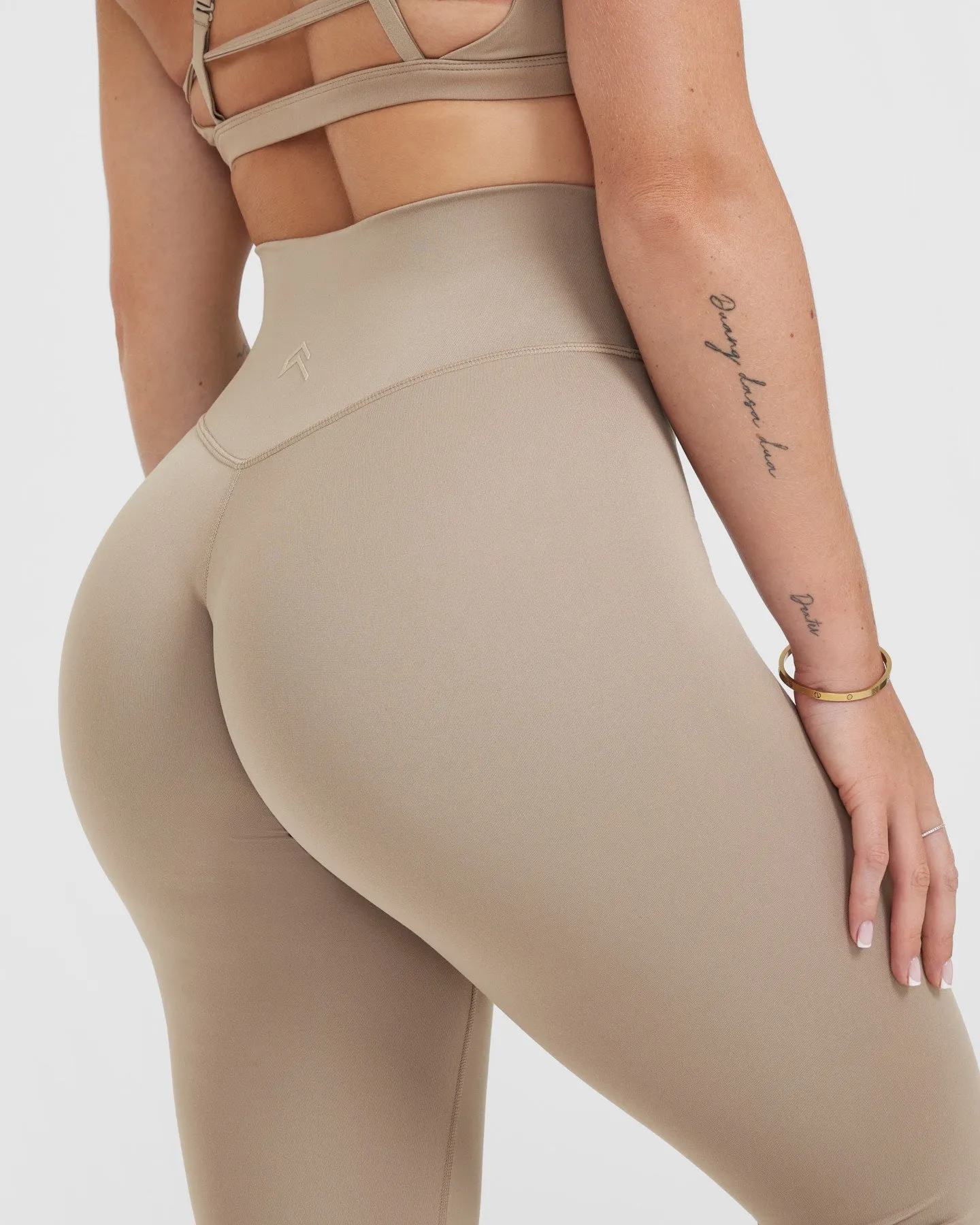 Timeless High Waisted Leggings | Sandstone