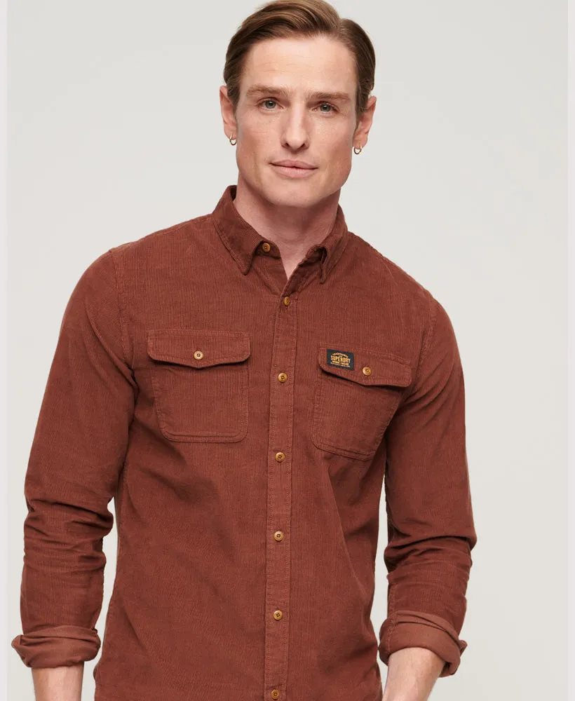 Trailsman Relaxed Fit Corduroy Shirt | Potting Soil Brown