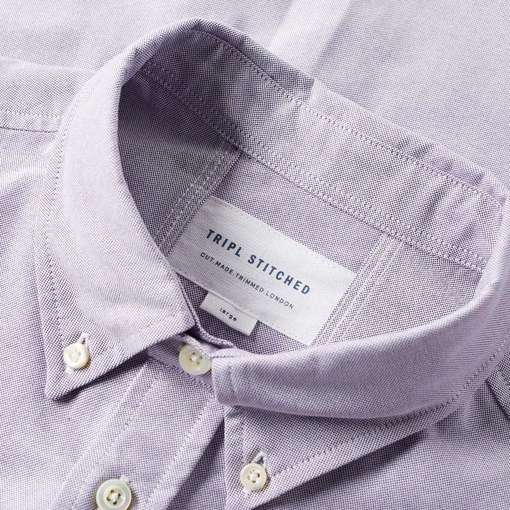 Tripl Stitched Button Down Oxford ShirtPurple