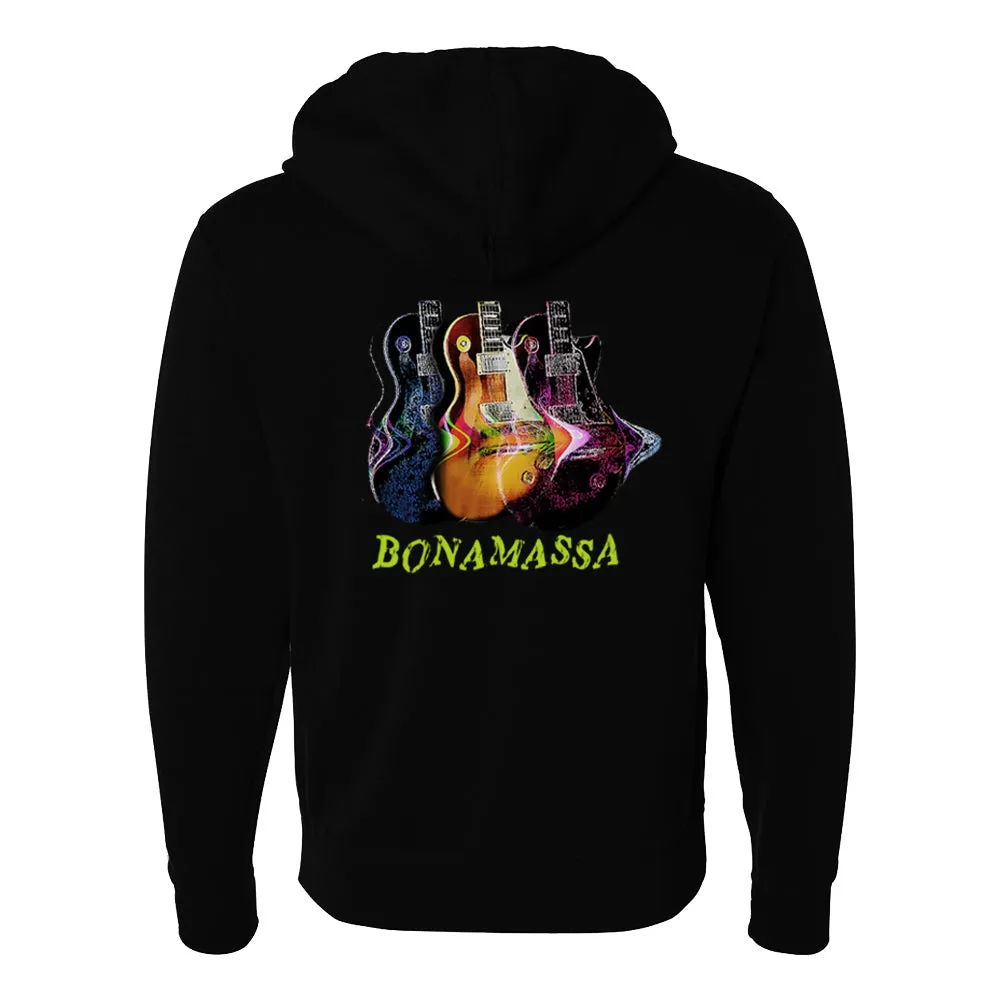 Trippy Guitars Zip-Up Hoodie (Unisex)