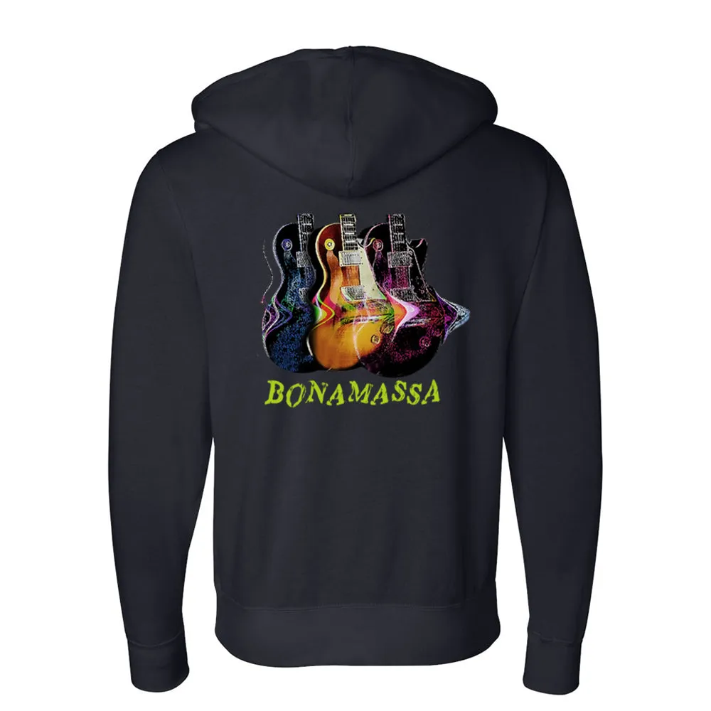 Trippy Guitars Zip-Up Hoodie (Unisex)