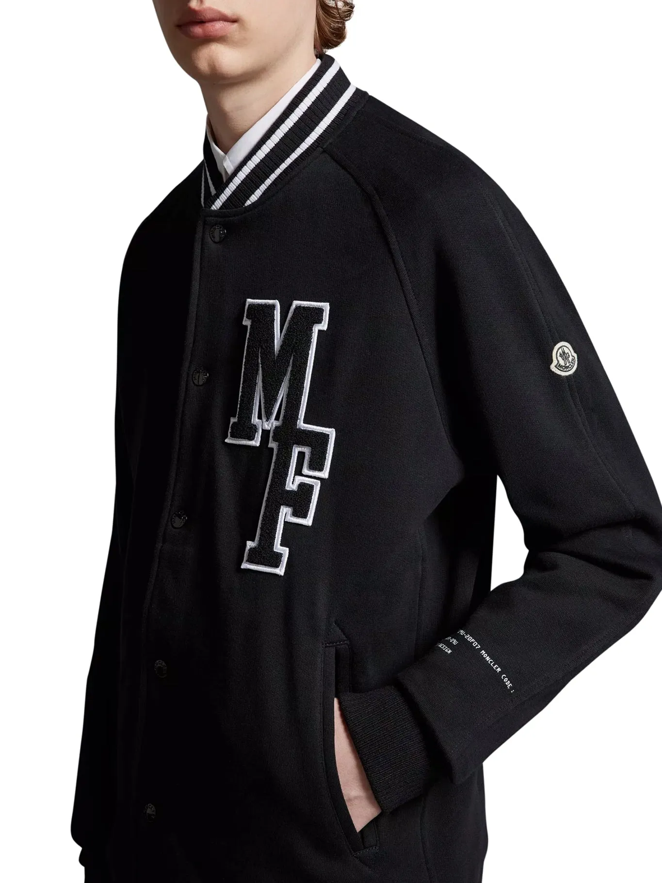 Varsity-style cardigan