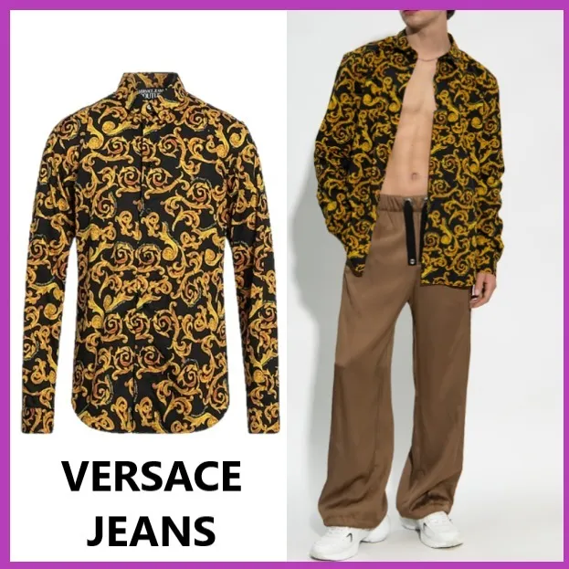 VERSACE JEANS  |Cotton Shirts