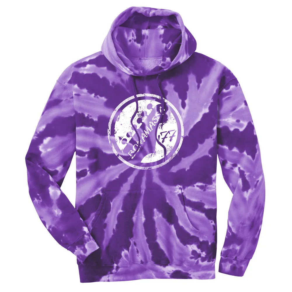 Vintage Headstock Tie Dye Pullover Hoodie (Unisex)