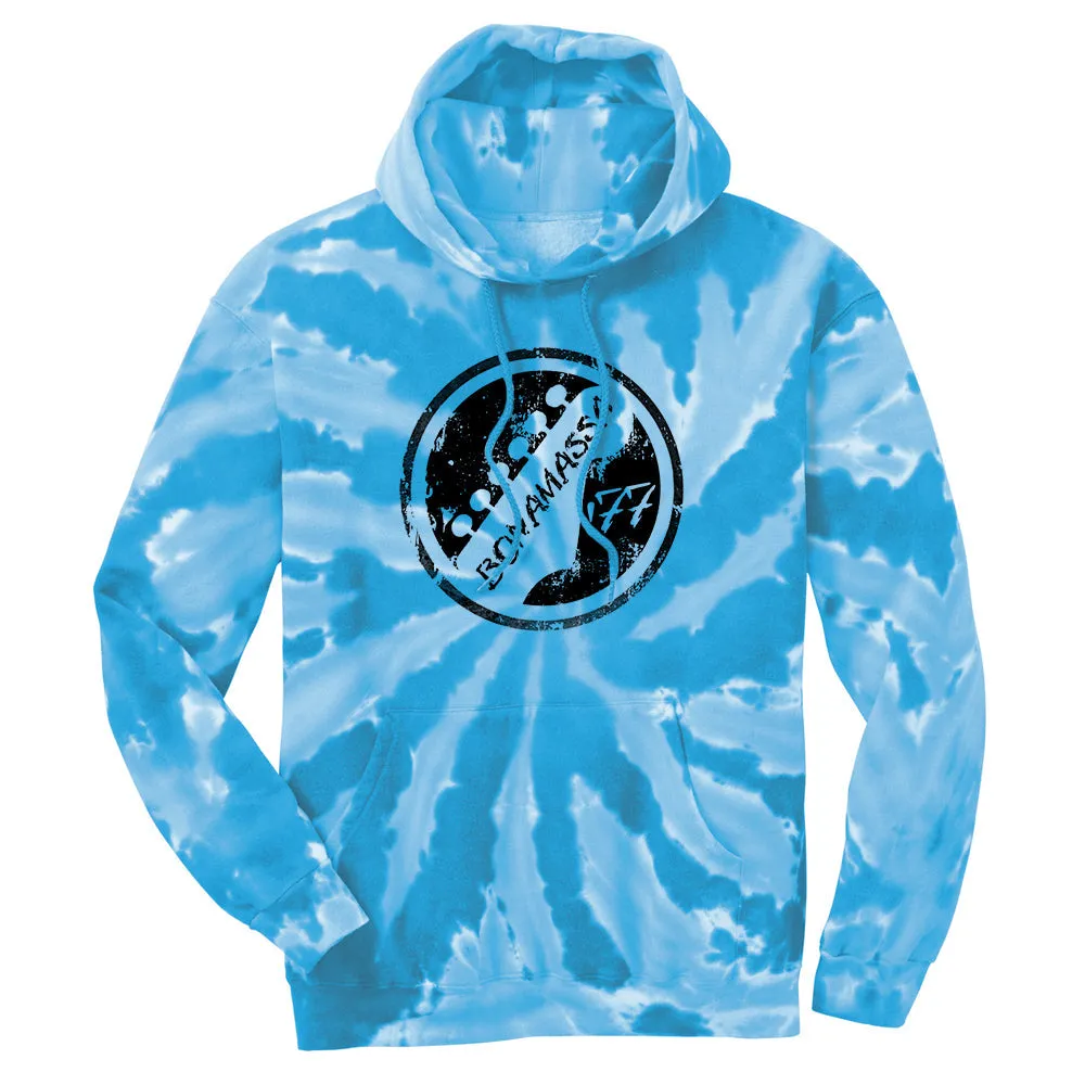 Vintage Headstock Tie Dye Pullover Hoodie (Unisex)