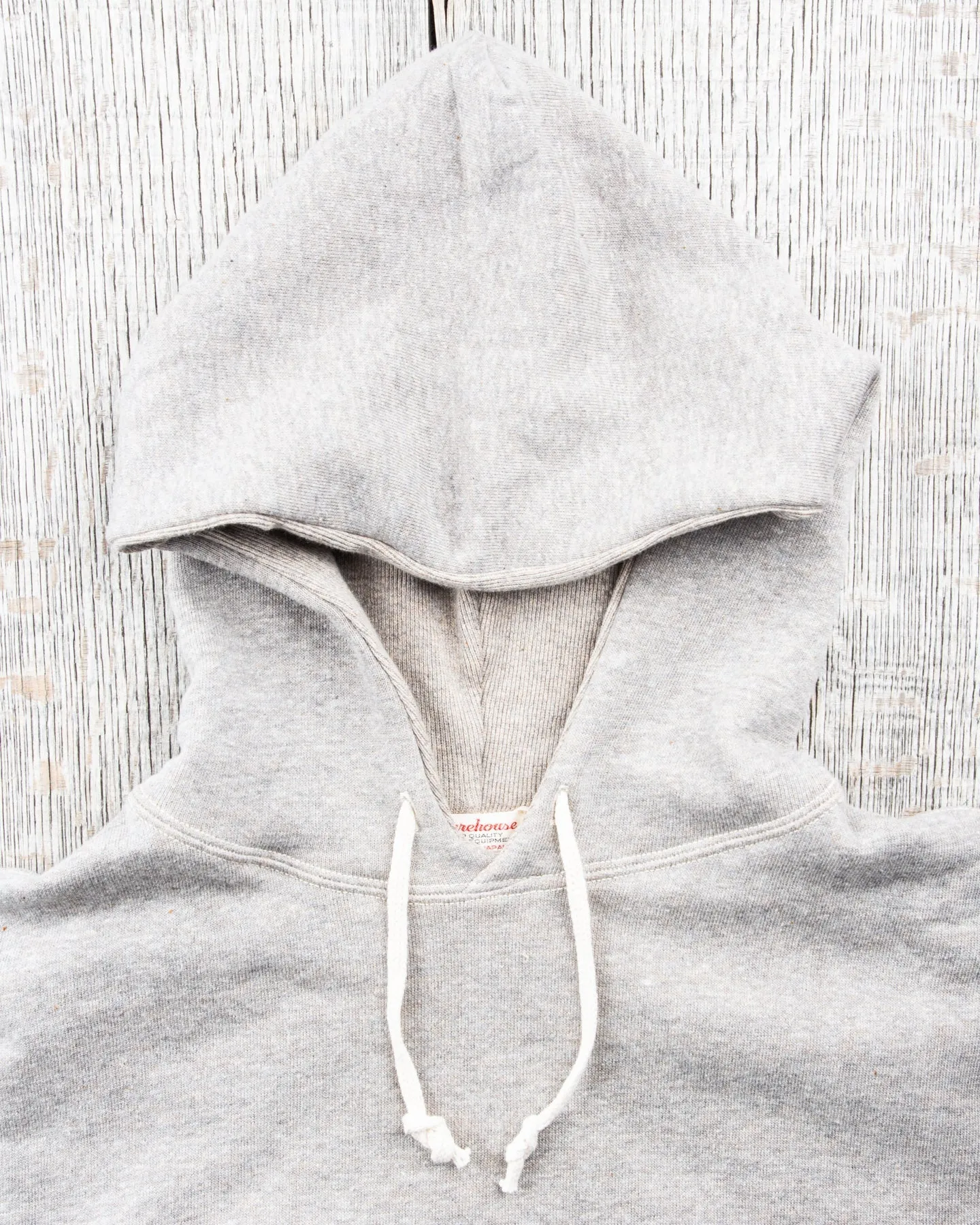 Warehouse & Co Lot. 450 Two Needle Hoodie Heather Grey