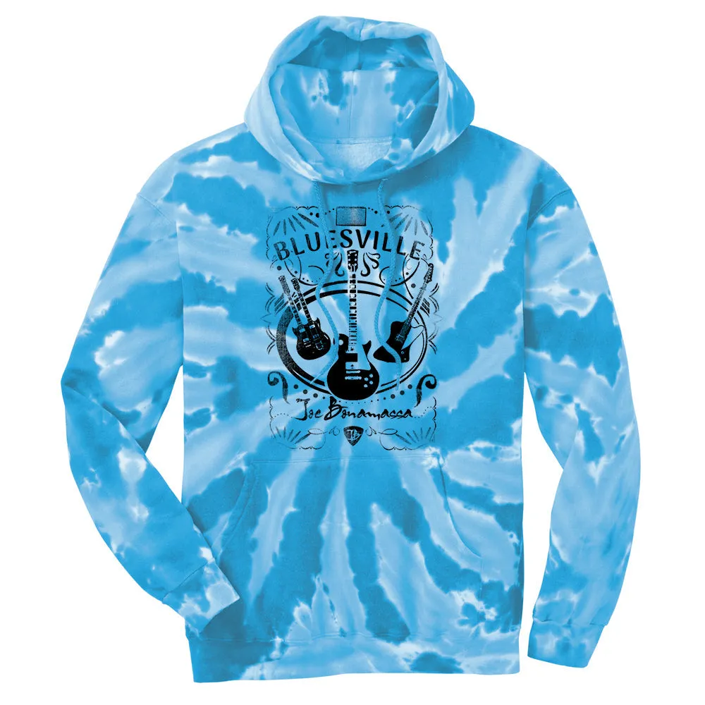 Welcome to Bluesville Tie Dye Pullover Hoodie (Unisex)