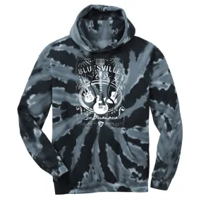 Welcome to Bluesville Tie Dye Pullover Hoodie (Unisex)