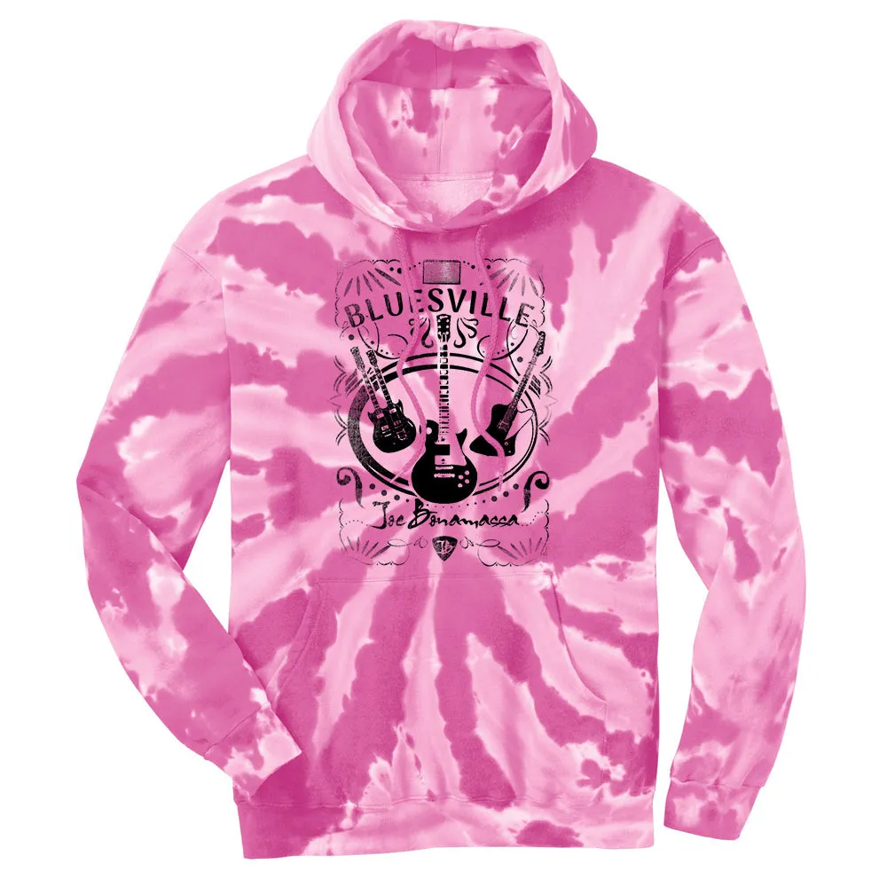 Welcome to Bluesville Tie Dye Pullover Hoodie (Unisex)