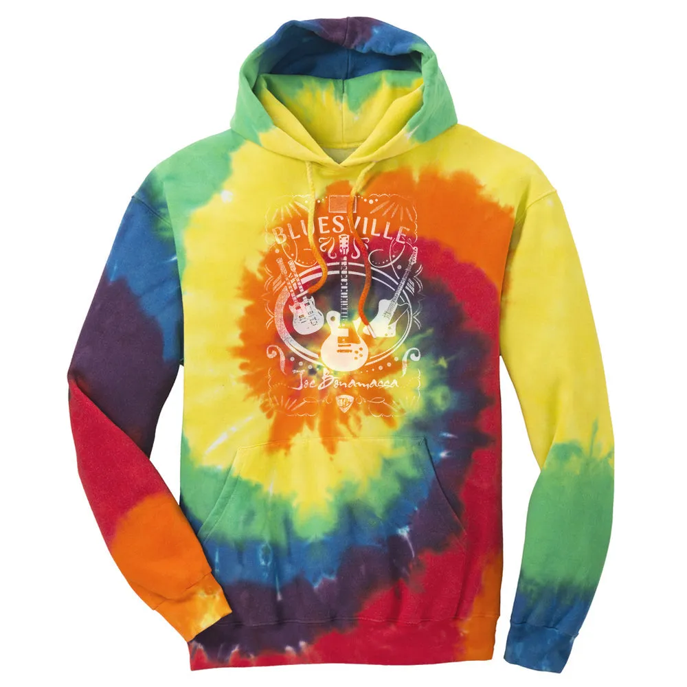 Welcome to Bluesville Tie Dye Pullover Hoodie (Unisex)