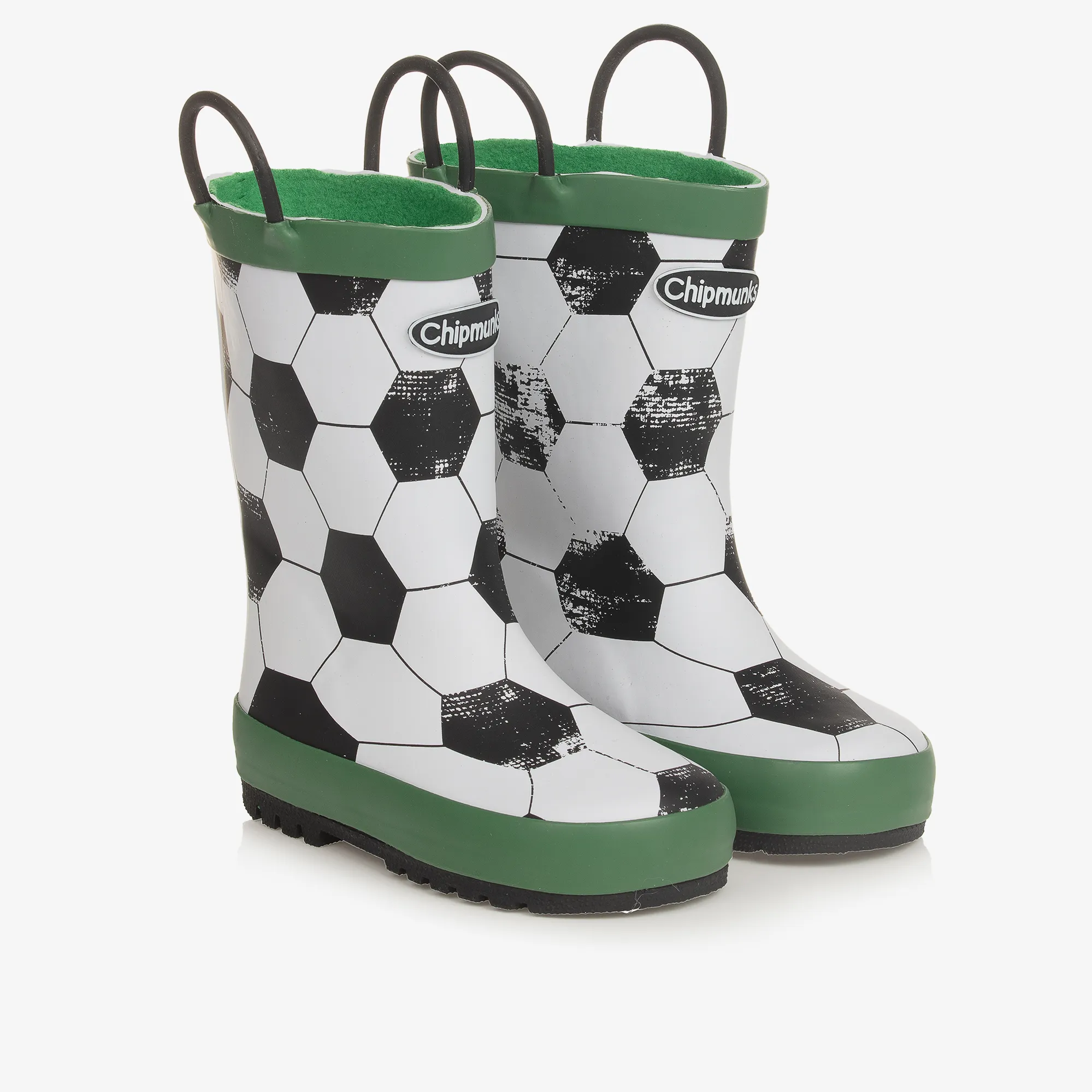 White Football Rain Boots