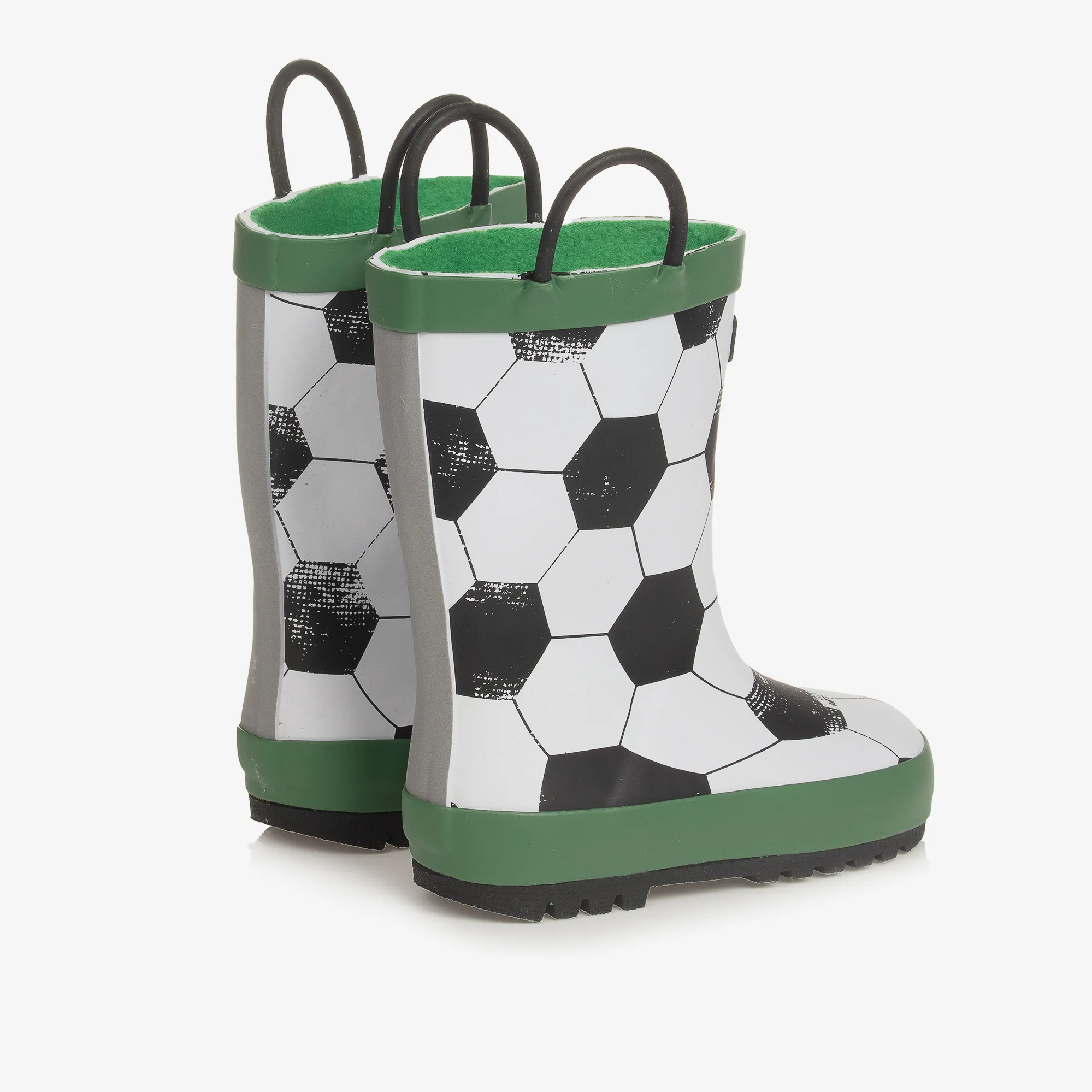 White Football Rain Boots