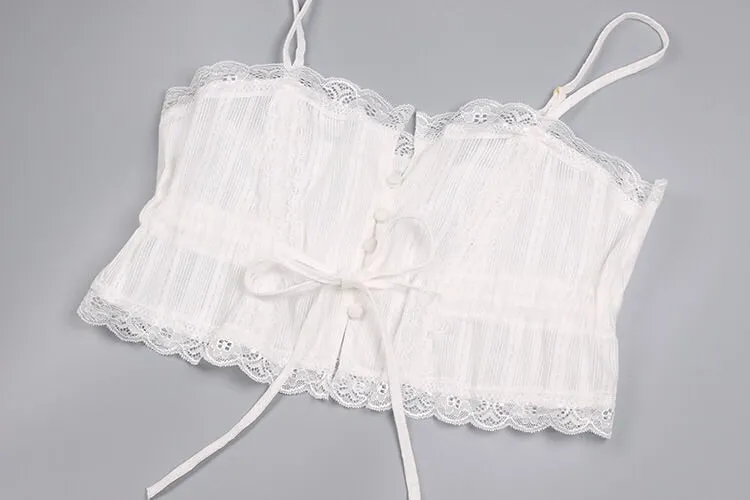 WhiteLily Cotton 2-piece Lolita Nymphet PJ Set