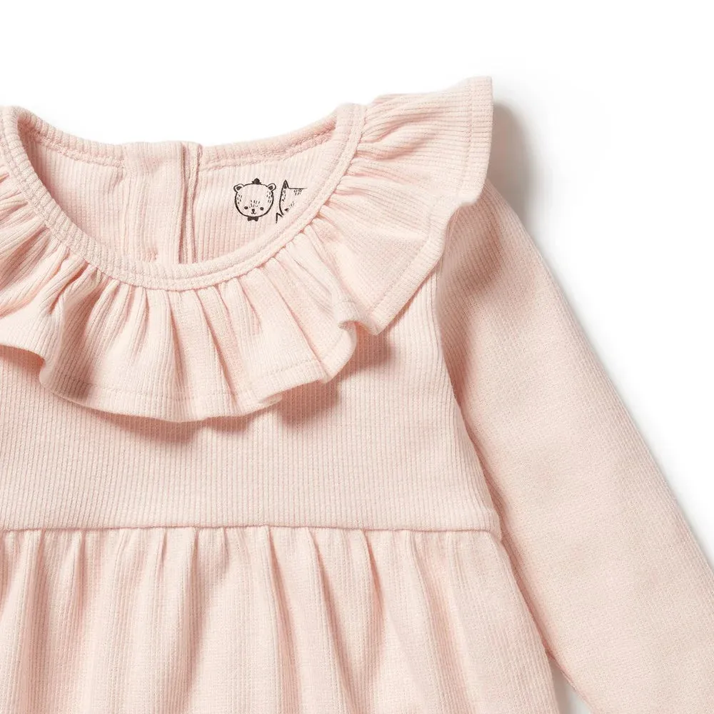 Wilson & Frenchy Organic Ruffle Dress - Pink