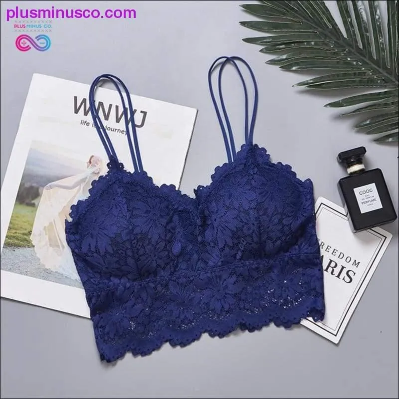 Wireless Lace Push Up Bra Top Women Plus Size Bralette