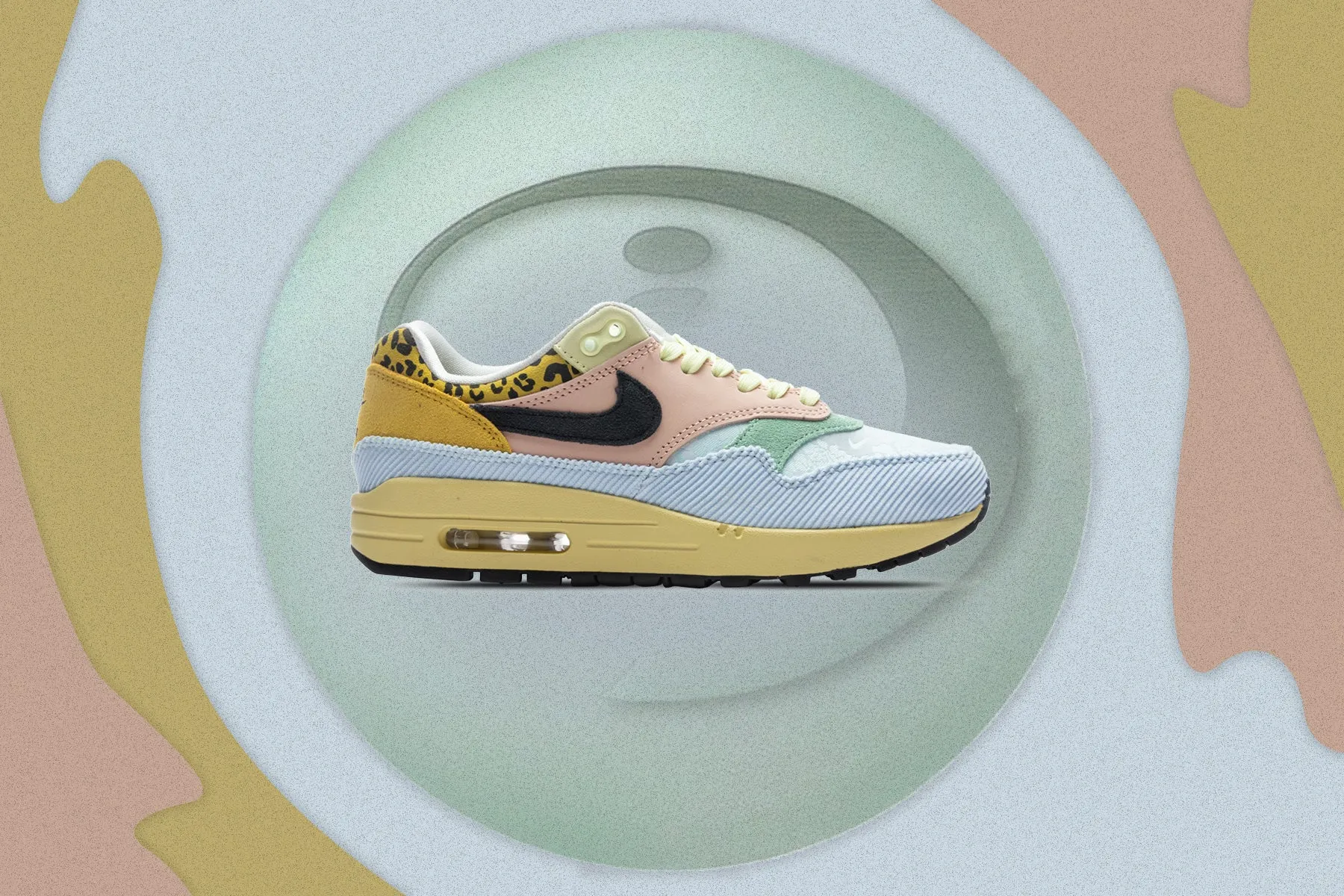 Women's Air Max 1 Teal Tint and Lemon Wash - Celestine Blue/Off Noir