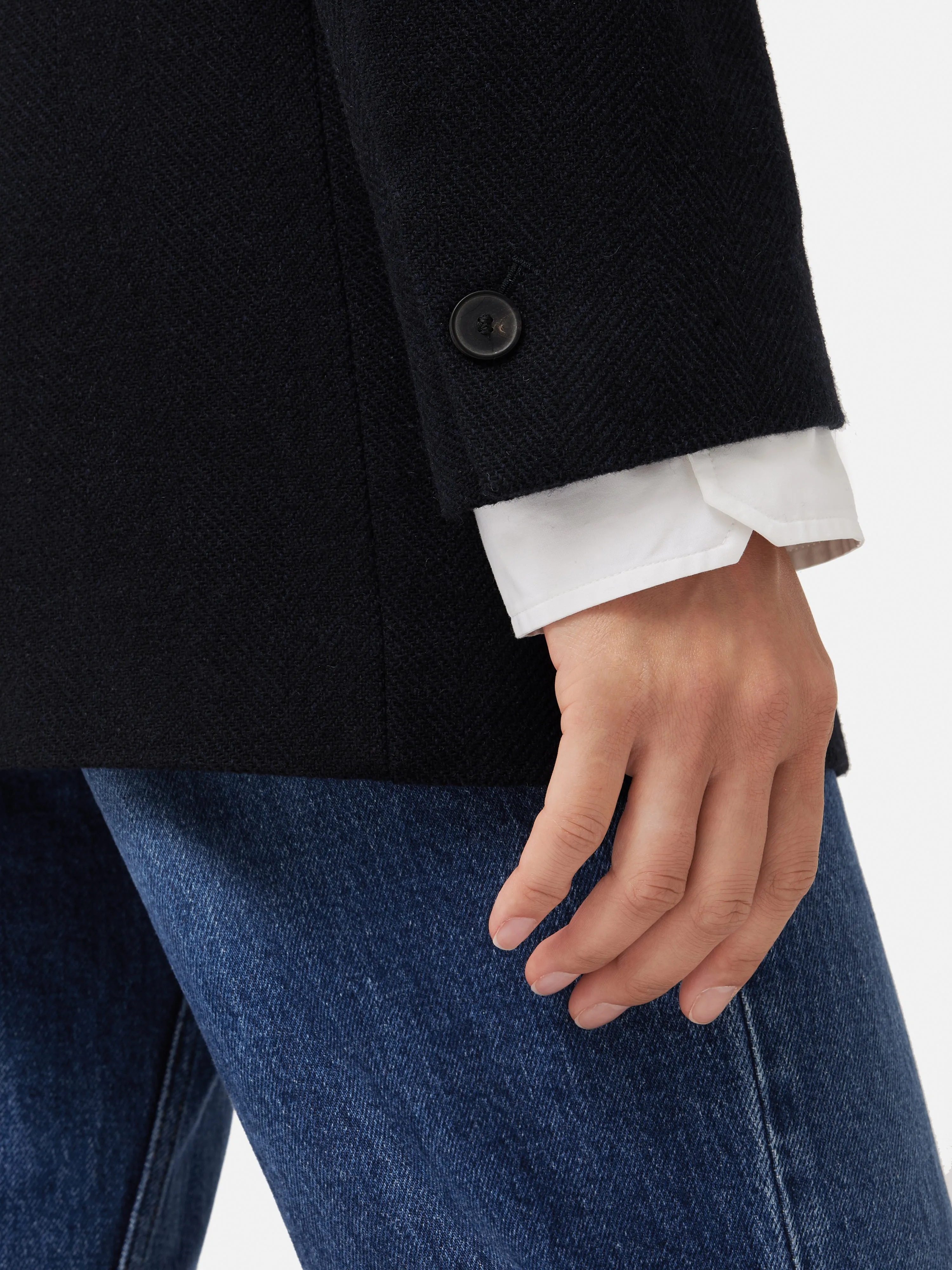 Wool Langford Blazer | Navy