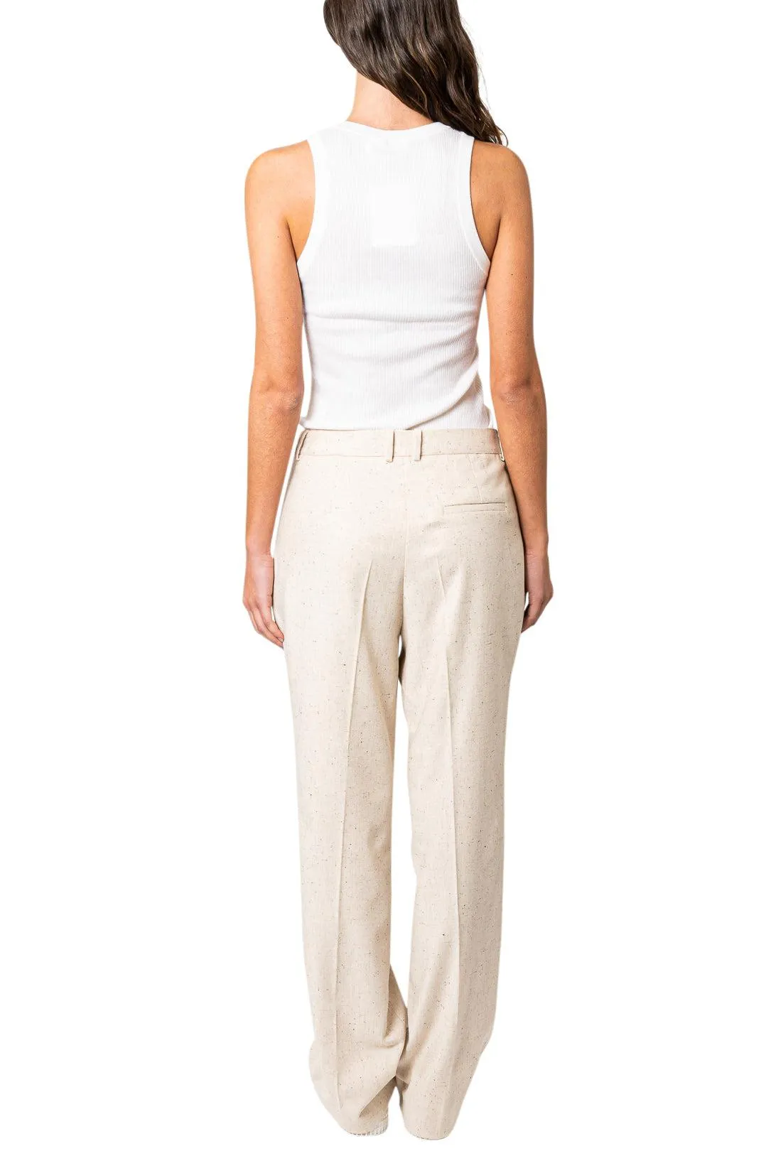 Wool over-fit trousers