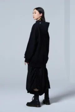 Yohji Yamamoto  |Unisex Street Style Collaboration Long Sleeves Plain Cotton